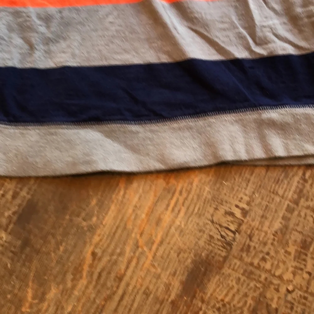 Old Navy Boys Stripped Hoodie Pull Over Tee Shirt